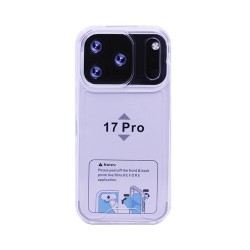 Funda de Silicona Duras para Apple iPhone 17 Pro Transparente Funda de Silicona Duras para Apple iPhone 17 Pro Transparente